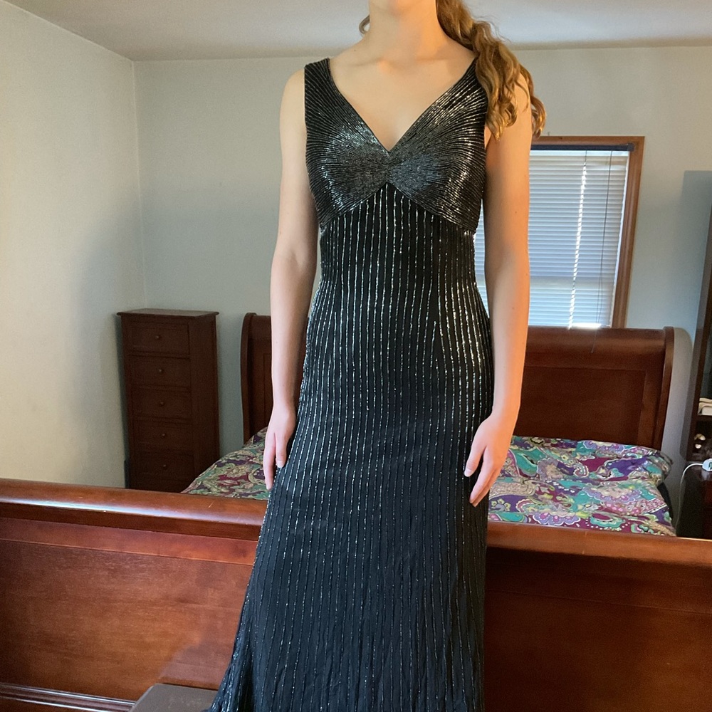 Couture 100% Silk Beaded Gown Rachelle